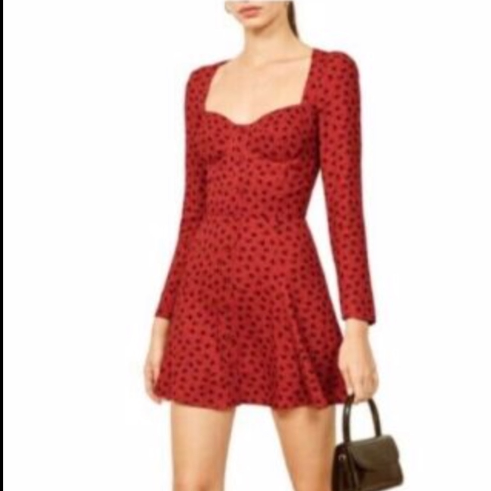 Reformation Milla fit and flare dress size 2 $218